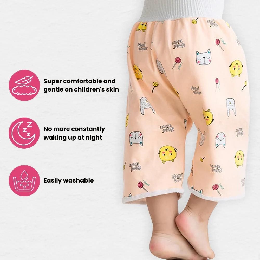 2 In 1 Baby Waterproof Leakproof Children Cloth Diapers Pant